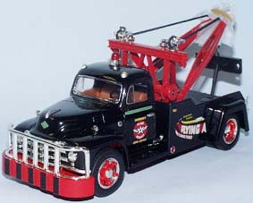 1955 diamond tow truck black - diamond-t,